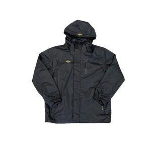 Wantdo Men's Medium Windbreaker Jacket Coat with Removable Hood Winter Coat